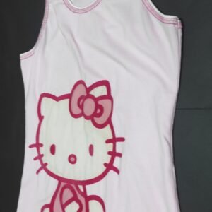 T-shirt rosa com boneca aveludada