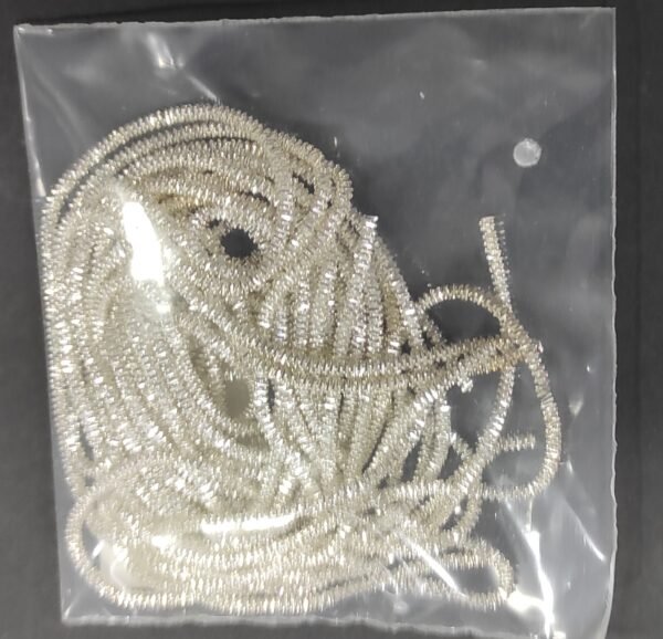 Fio de seda 3 mm cor perola- Saco com 8 fios de 0.50cm