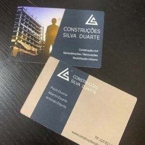 Cartões de visita em papel 300 gr