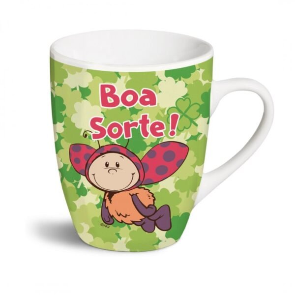 Caneca em porcelana - Boa Sorte