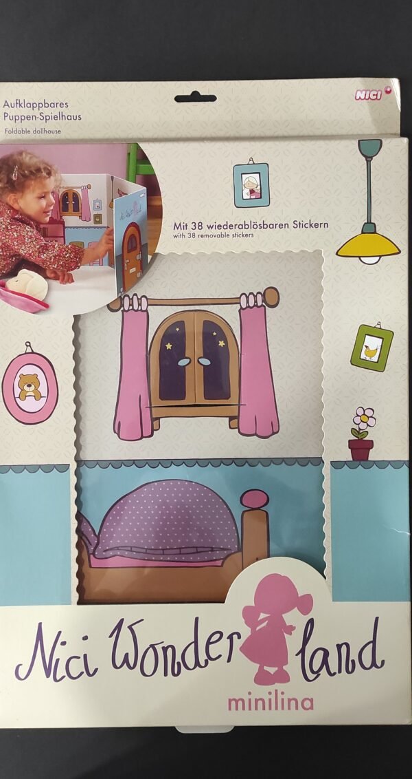 Casa de papelão Minilara com Stickers Wonderland  - +3-anos