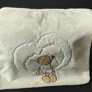 Saco tiracolo em peluche ovelha-tamanho-35.5x28x9.5cm
