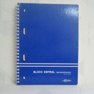 Caderno espiral A5 capa azul ou preta, pautado, quadriculado e liso