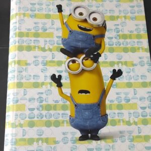 Capa de argolas A4 de 4 furos - Minions