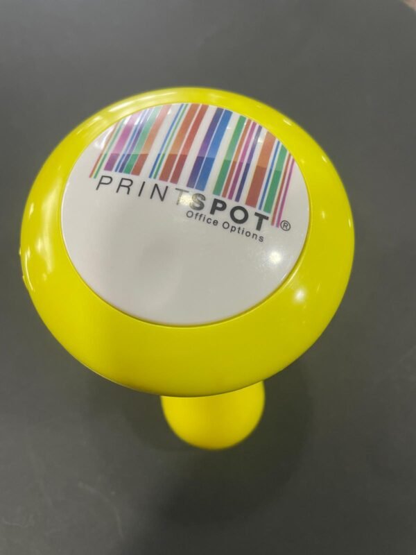 Massajador amarelo com carregamento por usb