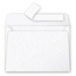 Envelope branco metalizado -114x162mm-120gr