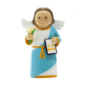 Figura de resina pintada á mão - São Gabriel