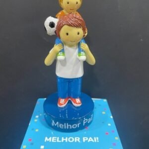 Figura em resina pintada á mão - Melhor pai