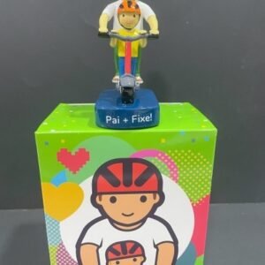 Figura em resina pintada á mão - Pai + fixe