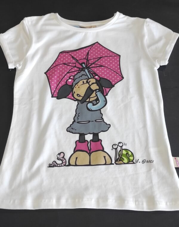 T-shirt branca - tamanho 8