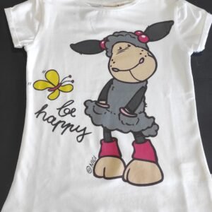 T-shirt branca tamanho 4 e 6