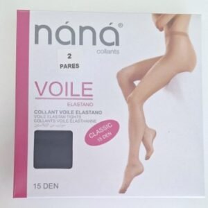 Collants pretos  traje - embalagem com 2 pares