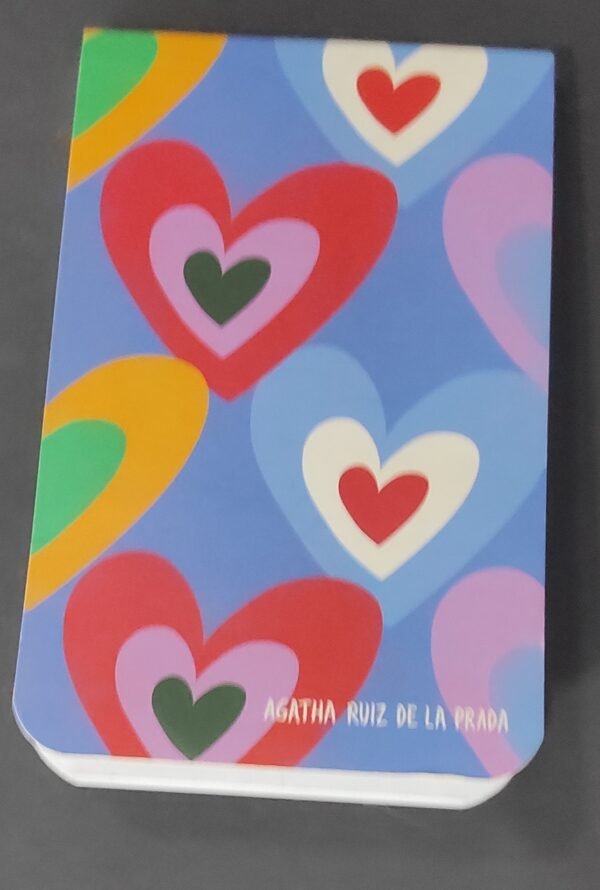 Bloco de notas A7 Agatha Ruiz de la Prada liso
