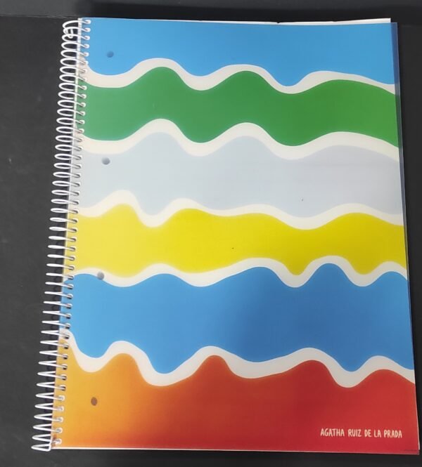 Caderno A4 Agatha Ruiz de la Prada pautado