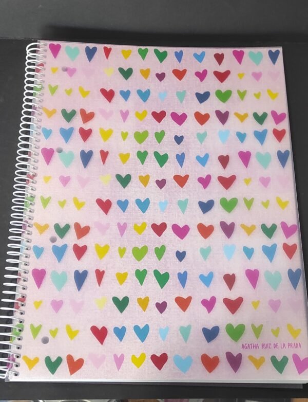 Caderno A4 Agatha Ruiz de la Prada pautado