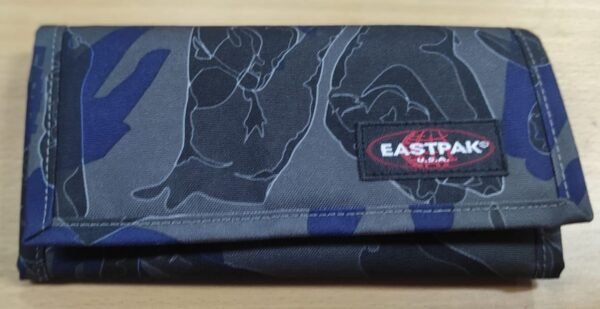 Carteira retangular Eastpak Runner tons azul e cinzento 