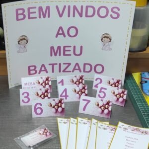 Decoração para batizado